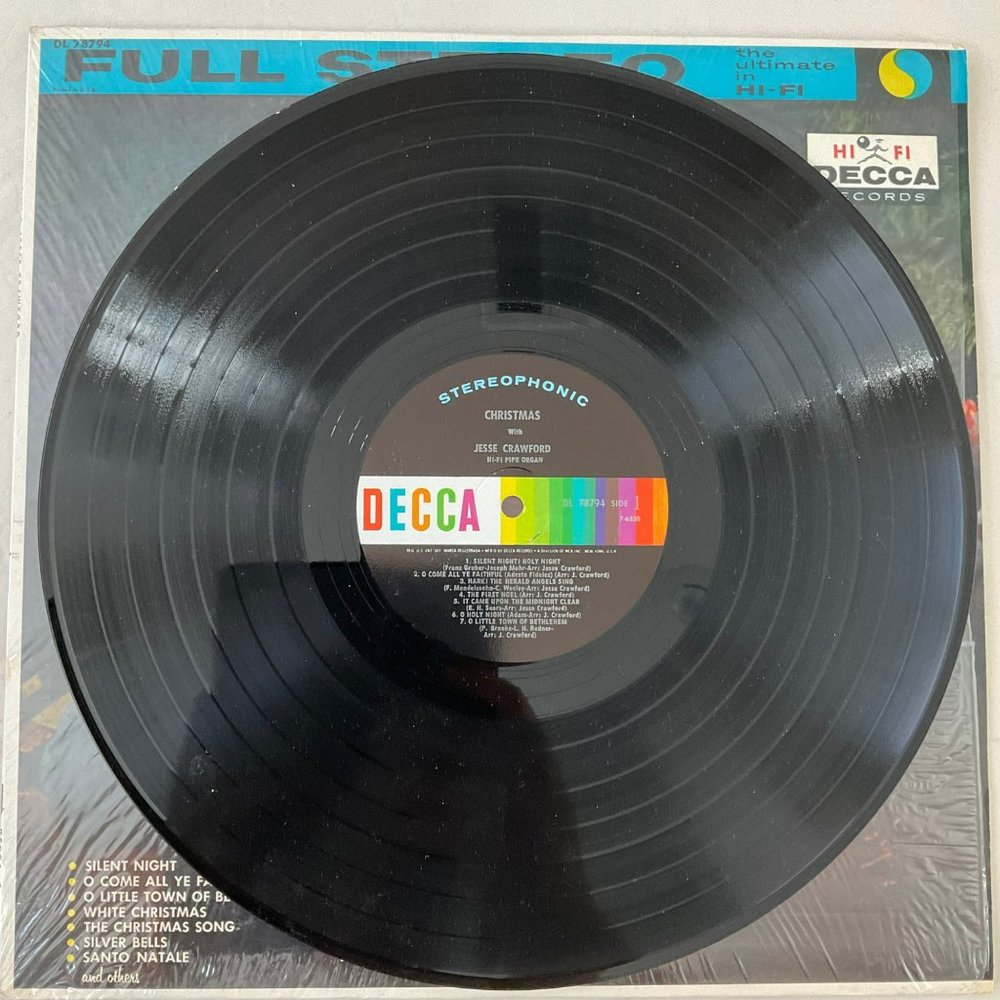 Jesse Crawford: Christmas Vintage Vinyl Record - Picture 5 of 9